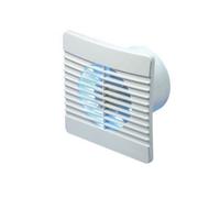 Manrose 100mm 4" Slimline Flat Bathroom Extractor Fan White - Wall Or Panel Mount - Flat100S