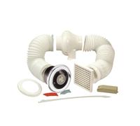 Manrose LED Centrifugal Showerlite Fan Kit With Warm White Bulb - LEDSLCFDTCN
