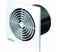 Manrose 100mm Low Profile Square Fan, Chrome - LP100SSC