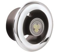 Manrose 100mm In-Line Kit with LED Lamp Shower Timer Controlled Extractor Fan - LEDSLKTC