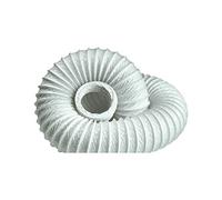 Manrose 100mm X 3m Circular Flexible PVC Hose Ducting Lightweight White 1020
