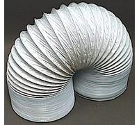 Manrose 1024 Flexible Ducting Flexiduct Hose 4" Diameter 6m Long - White