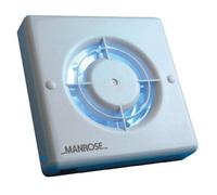 Manrose 120mm 5" Axial Bathroom Extractor Fan With Timer - Quiet Wall, Ceiling & Window Ventilation Xf120T
