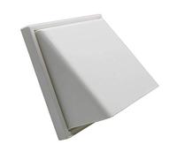 Manrose 1242 White 150mm Round Weather Proof Cowled Wall Outlet | Helps prevent backdraughts, Combatible with Manrose 150mm or Kair System 150 Ducting, SEE OTHER SIZES BELOW