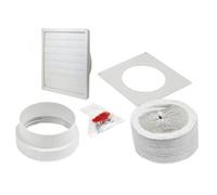 Manrose 125mm Gravity Grille Kit (White) - 7216W