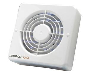 Manrose 12W Gold Axial Bathroom Extractor Fan with Humidity control - MG100H