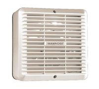 Manrose 300mm/12 Inch Commercial Auto Wall/Window Fan with Internal Shutters - COMCW300A