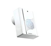 Manrose 4" CRCHTP Continuous Extractor Bathroom Fan Pull Cord, Humidity & Timer