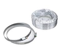 Manrose Aluminium Flexible Ducting Hose, (L)1M (Dia)125mm