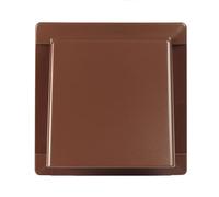 Manrose Brown Square Hooded Air Vent V41031B, (H)110mm (W)110mm