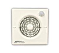 Manrose CF100PIR 100mm 4 Centrifugal Extractor Fan with PIR & Timer