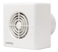 Manrose CF100T 100mm Centrifugal Extractor Fan with Timer - Bathroom or Kitchen