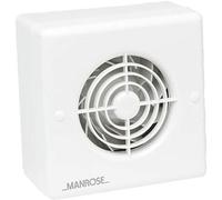 Manrose CF100T Centrifugal Bathroom / Toilet Extractor Fan with Timer for 100Mm/