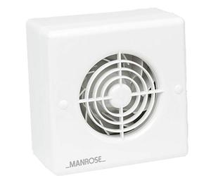 Manrose CF100T Centrifugal Bathroom / Toilet Extractor Fan with Timer for 100mm/4" Ducting