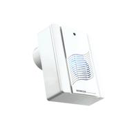 Manrose Continuous Running Centrifugal Humidity Timer Fan Low Voltage - Silent Bathroom, Kitchen & Utility Ventilation