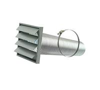 Manrose Cooker Hood Ventilation kit, 125mm Diameter, Kitchen ducting