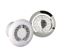 Manrose Haylo 100mm / 4" Commercial Round Extractor Fan With Backdraft Shutter