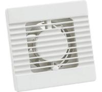 Manrose Intervent 150mm Humidity Extractor Fan Nvf150H - Adjustable Humidistat & Timer, High-Performance 6" Bathroom Ventilation