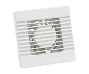 Manrose Intervent 4 Inch 100mm Bathroom Extractor Fan with Timer White - NVF100T