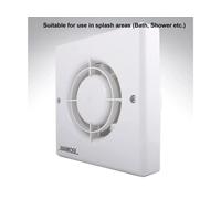 Manrose XF100LV Low Voltage 4" Fan (Seperate T12 series Transformer required)
