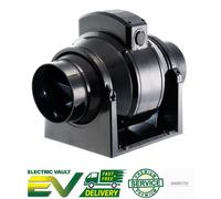 MANROSE MF100T IN-LINE 3 SPEED FAN TIMER EXTRACTOR MIXEDFLOW 100mm / 4 Inch