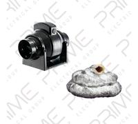 Manrose MF100T In-Line Extractor Fan with Timer 100mm/4" + 3m Insulated Ducting