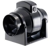 Manrose Mf125T 125mm In-Line Mixed Flow Extractor Fan With Adjustable Timer - High Airflow Quiet Duct Fan For Bathrooms & Kitchens