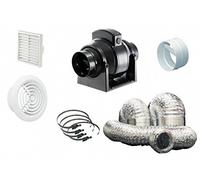 Manrose MF150T Timer Back Draught Bathroom Fan Kit 4" 5" 6" (MF 150)