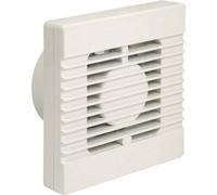 Manrose Nvf100Hp 100mm Bathroom Extractor Fan With Humidistat & Pullcord, Wall Mountable, Quiet & Durable