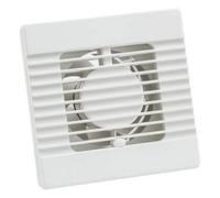 Manrose Nvf100Lvt 100mm (4") Low Voltage Bathroom Extractor Fan With Timer Transformer - Quiet, Wall/ceiling Mounted