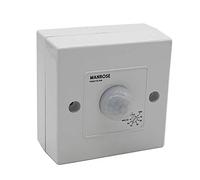 Manrose PIR + Timer 1362 Extractor Fan Condensation For Inline Fan Bathroom | Sensitive to movement will switch the fan on when someone, Incorporates a time delay switch, Range 5 metres