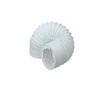 Manrose Pvc Flexi Round Hose 4" Dia X 6M, White - Model 1024