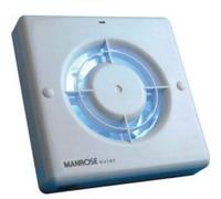 Manrose QF100H 4-inch Quiet Extractor Fan with Integral Humidistat and Timer