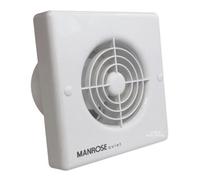 Manrose Qf100T Quiet Axial Extractor Fan 100 mm 4 Inch (Timer Model)