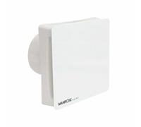 Manrose QF100TX5CON Conceal X5 Zone 1 Quiet Extractor Fan 100mm with Timer (White)
