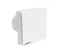 Manrose QF100TX5CON Quiet Fan X5 Conceal 100mm (4") Bathroom Extractor Fan with Timer, IPX5 Zone 1, Ultra Quiet 28dB(A), 75 m³/h, Low Energy 6W, Backdraught Shutters, Made in UK