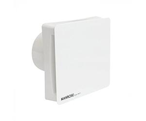 Manrose QF100TX5CON Quiet Fan X5 Conceal 100mm (4") Bathroom Extractor Fan with Timer, IPX5 Zone 1, Ultra Quiet 28dB(A), 75 m³/h, Low Energy 6W, Backdraught Shutters, Made in UK
