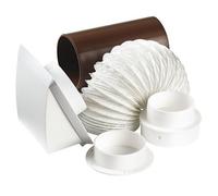 Manrose V41703 Tumble Dryer Kit, (L)1M (Dia)100mm