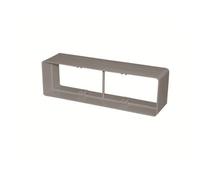 Manrose White Flat Channel Ducting Connector (W)110mm