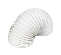Manrose White Pvc Flexible Ducting Hose, (L)1M (Dia)100mm
