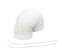 Manrose White Pvc Flexible Ducting Hose, (L)1M (Dia)125mm