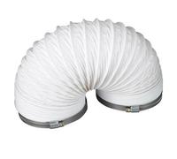 Manrose White Pvc Flexible Ducting Hose, (L)2.5M (Dia)125mm