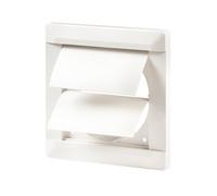 Manrose White Square Air Vent & Gravity Flap V41011, (H)110mm (W)110mm
