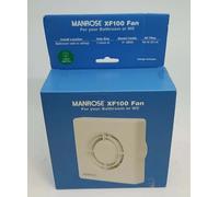 Manrose XF100 100mm/4inch Standard Axial Fan Wall/Ceiling Mount