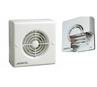 Manrose XF100 AutomaticShutter Extractor Fan Standard Timer Pullcord Humidity (Standard On/Off)