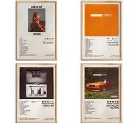 ManRule Frank Ocean Posters Set of 4 Album Cover Posters 8 by 12 inch Music Posters for Room Aesthetic Canvas Wall Art for Teens Room Decor UNFRAMED (Frank Ocean)