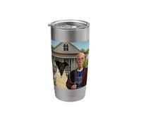 Man's Best American Gothic Friend Stainless Steel Insulated Tumbler
