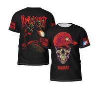 Man's Bizkit Rap Rock Band Limp T-Shirts Casual Summer Tees Crewneck Short Sleeve Shirts with Multi-Side Prints Multicoloured S