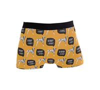Man'S Boxer Briefs Dalmatian Dog Woof Men'S Underwear Elastic Waistband Boxer Shorts Gents Stretch Mens Boxers Trunks For Gift Husband