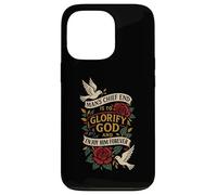 MAN'S CHIEF END IS TO GLORIFY GOD AND ENJOY HIM FOREVER Case for iPhone 13 Pro